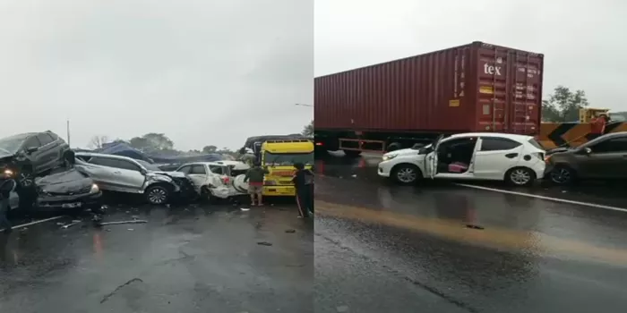 Tragis dan Mencekam kecelakaan Tol Cipularang Mobil Bertumpuk, Nyawa Melayang!!