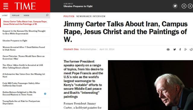 Jimmy Carter: AS Penghasut Perang No. 1