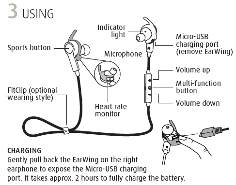 Canggih..!! Headset Bluetooth ini Bisa Monitor detak jantung Anda