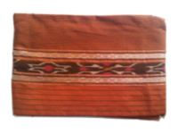 kain lurik seragam pns warna orange cerah
