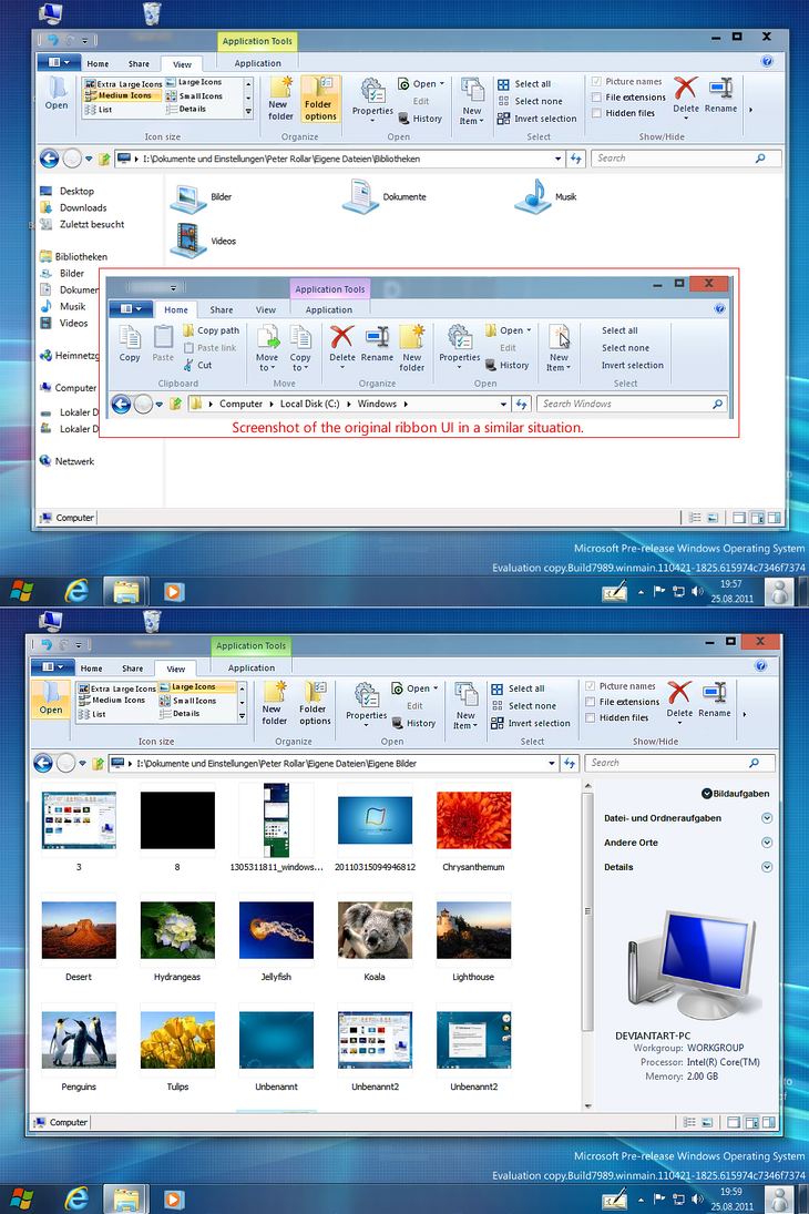 Menambahkan Ribbon UI di Explorer Windows 7