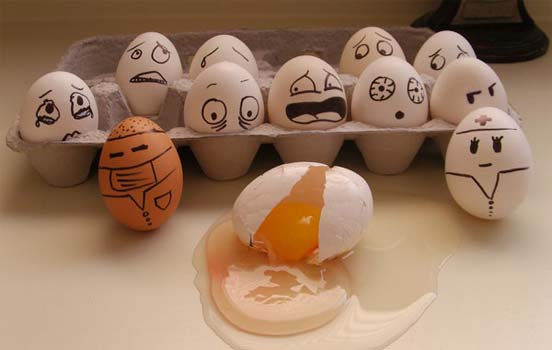Ide ide kreatif dengan telur 