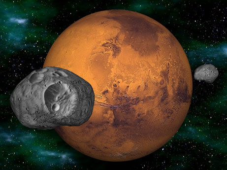 Phobos dan deimos adalah satelit yang dimiliki planet