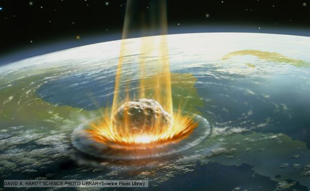 ♨ Diduga Asteroid Pemusnah Dinosaurus dulu Jatuh Disini