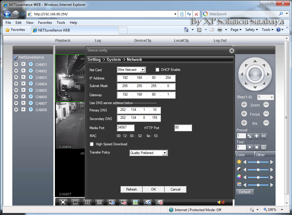 Step By Step Konfigurasi Mikrotik untuk akses CCTV DVR NetSurvellance WEB dari Intern