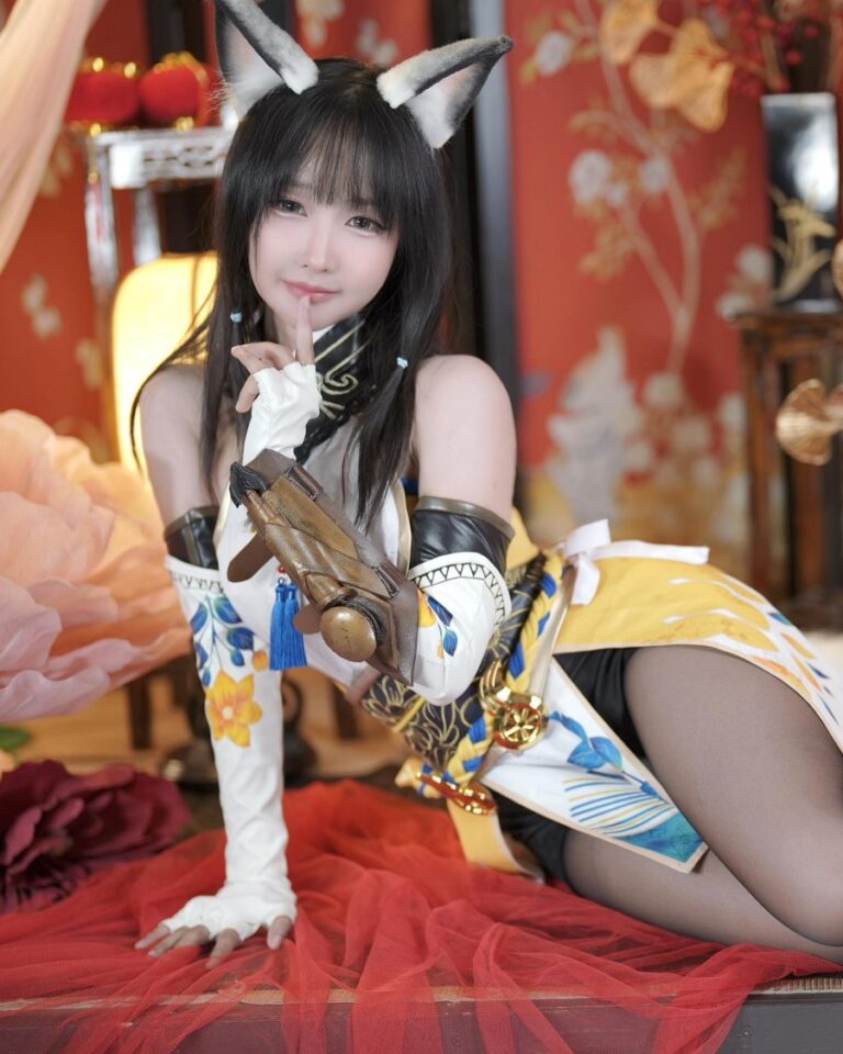 Bikin Mimisan! Cosplay Kurumi "Naraka: Bladepoint", Gemesnya Gak Ada Obat!