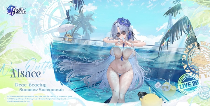 10 Game Gacha dengan Waifu Bikini Paling Menarik