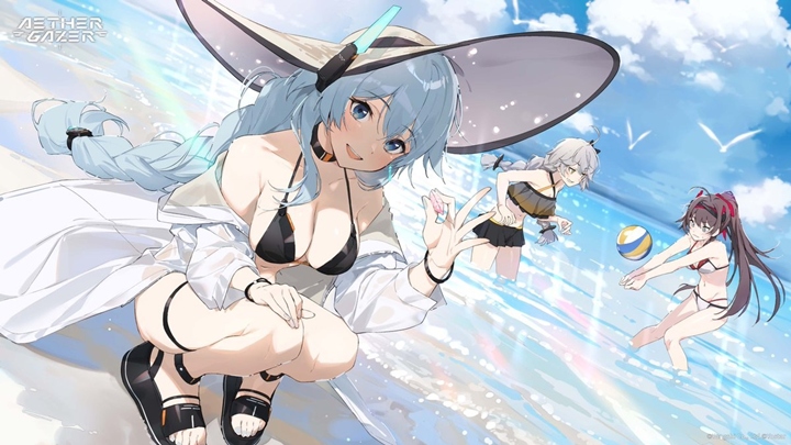 10 Game Gacha dengan Waifu Bikini Paling Menarik