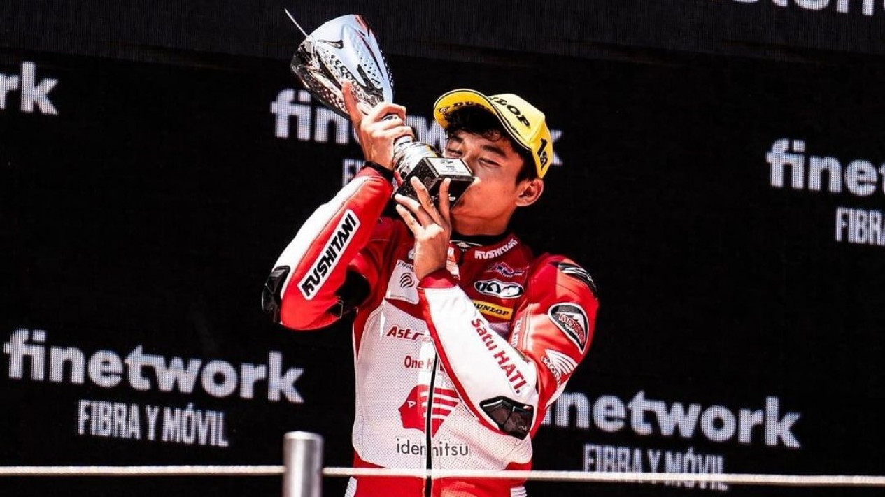 Pebalap Indonesia Raih Podium Tertinggi di Sirkuit Catalunya &#91;Kompetisi KGPT&#93;