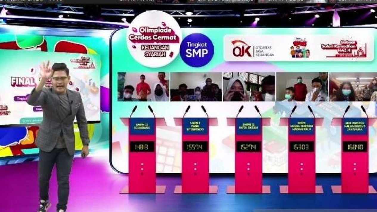 SMP Kristen Jayapura Juara Kompetisi Keuangan Syariah Nasional