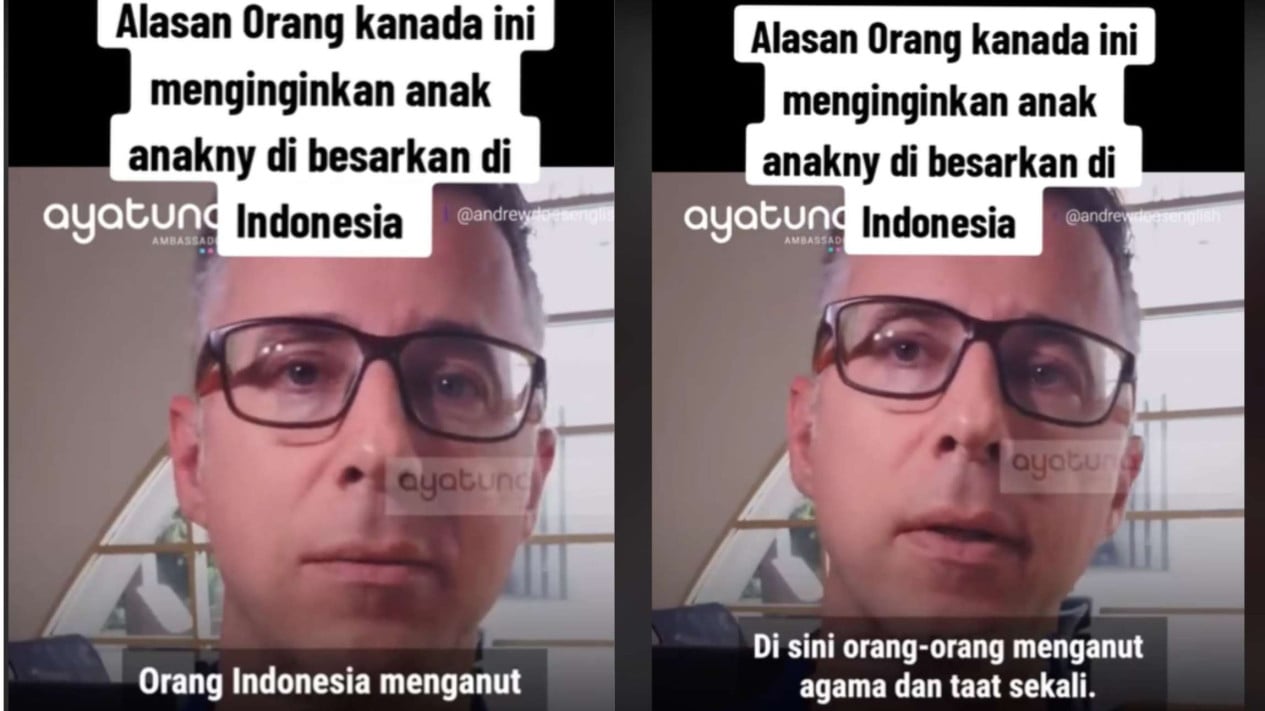 Bule Kanada Ingin Anaknya Dibesarkan di Indonesia karena Alasan Agama