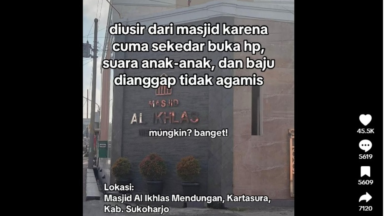Viral Masjid di Sukoharjo Dapat Rating Buruk di Google Maps