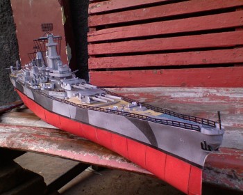 Papercraft Kapal Perang