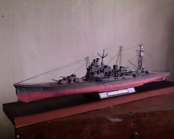 Papercraft Kapal Perang