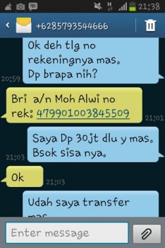 Masih anget gan habis ngerjain penipu nih....