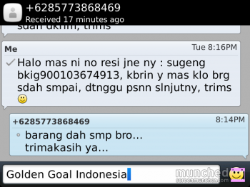 Testimonial SepatuBolaMurah.com / GoldenGoalindonesia 