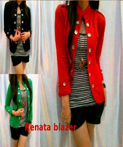 JUAL BLAZER CEWEK KOREA TERMURAH RESELLER, DROPSIPER