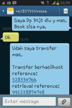 Masih anget gan habis ngerjain penipu nih....