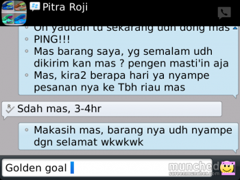 Testimonial SepatuBolaMurah.com / GoldenGoalindonesia 