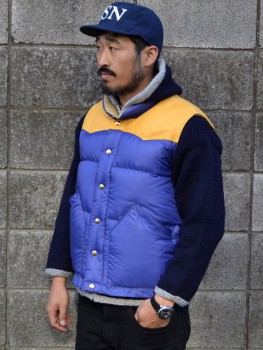 NIKE SPORTSWEAR WOOL BLEND VARSITY JACKET,XL & G.U by UNIQLO WESTERN YOKE DOWN VEST
