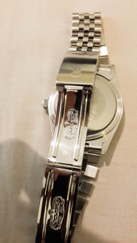 Original Rolex DateJust 16014, 36mm Quickset, Blue Dial, painted on Roman dial