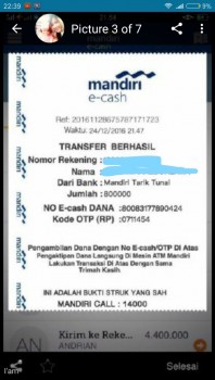 &#91;HATI HATI&#93; MODUS PENIPUAN E-CASH MERAJARELA!