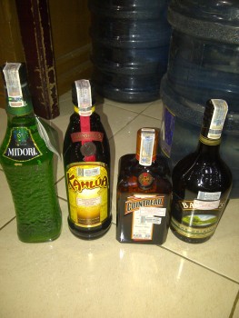 Jual : miras (whiskey,vodka,liqueur,cognac,tekuila) 100% ori guarante