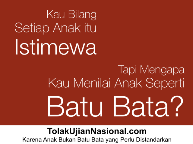 Gan, Hari Pendidikan itu Basi