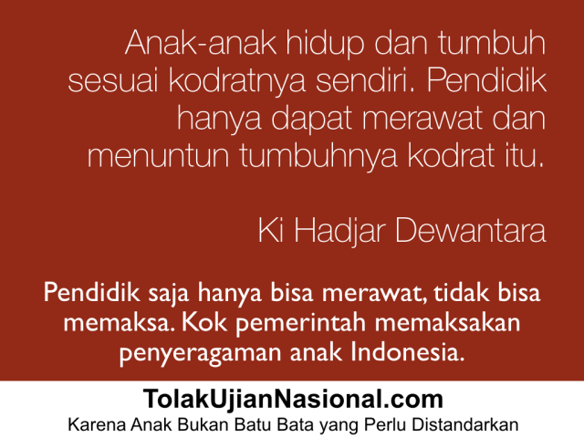 Gan, Hari Pendidikan itu Basi
