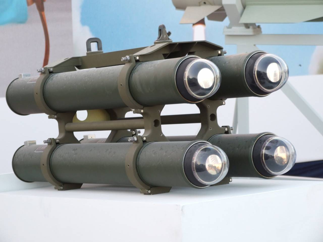 &quot;LAHAT&quot; ANTI TANK GUIDED MISSILE (ATGM).