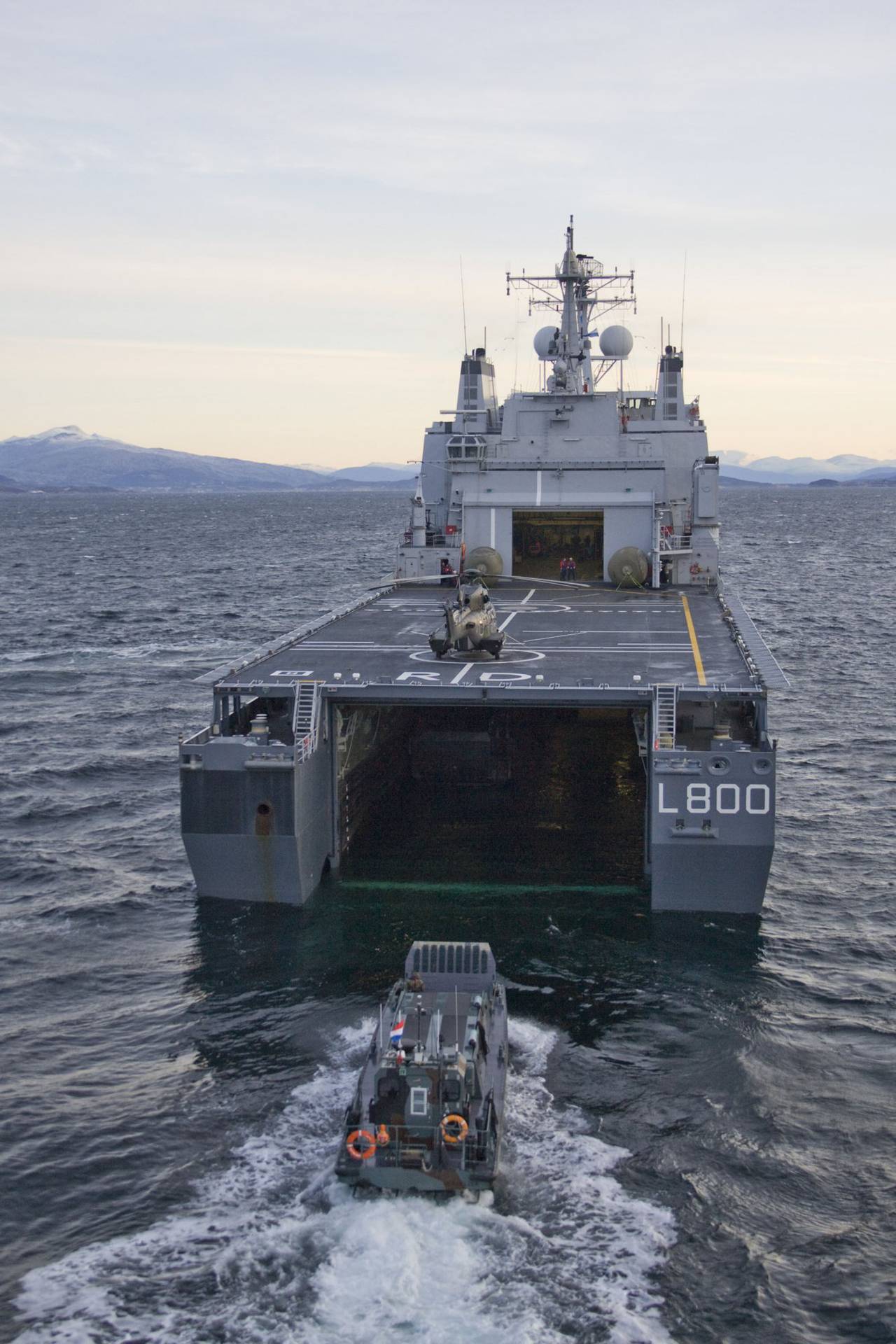 Amphibious Ships Dock Rotterdam & Galicia. (The Netherlands & Spain)