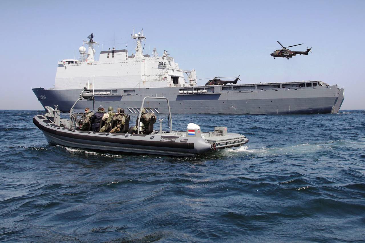 Amphibious Ships Dock Rotterdam & Galicia. (The Netherlands & Spain)