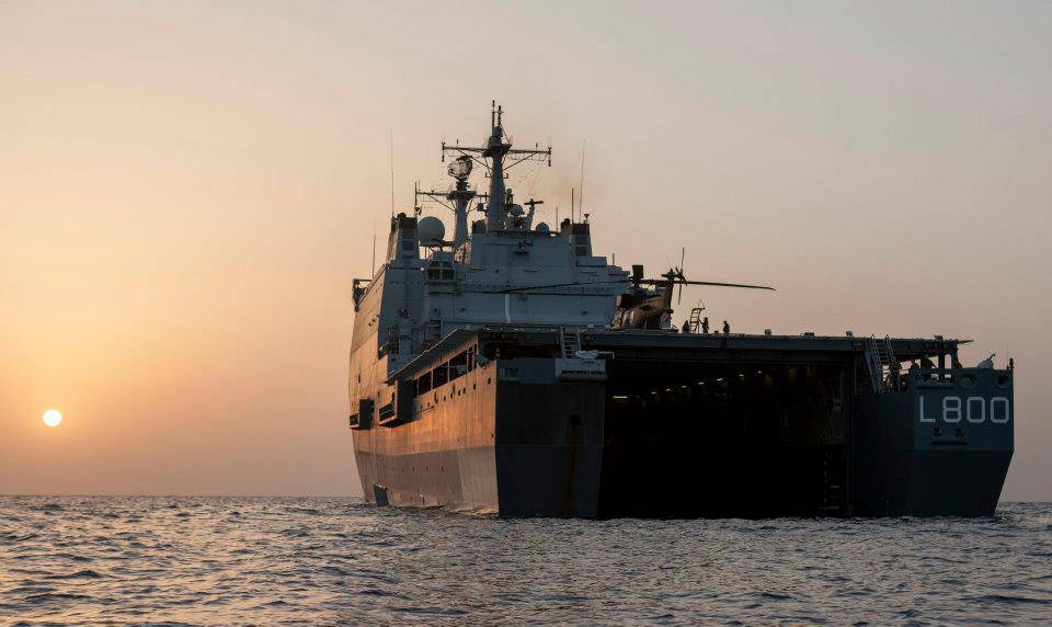 Amphibious Ships Dock Rotterdam & Galicia. (The Netherlands & Spain)