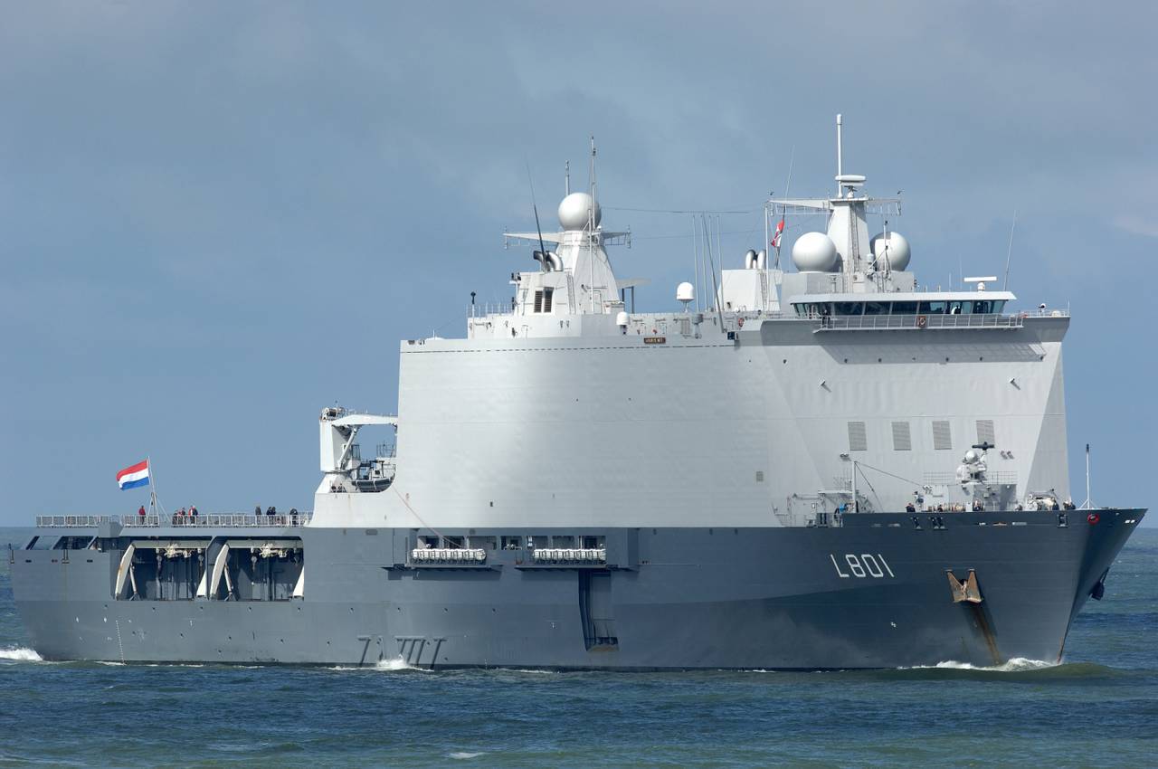 Amphibious Ships Dock Rotterdam & Galicia. (The Netherlands & Spain)