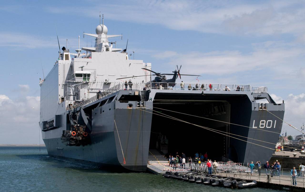 Amphibious Ships Dock Rotterdam & Galicia. (The Netherlands & Spain)