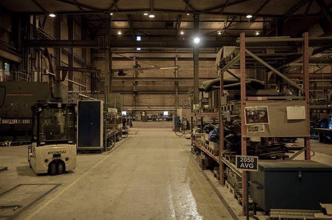 Kockums Shipyard in Karlskona Sweden build their submarine