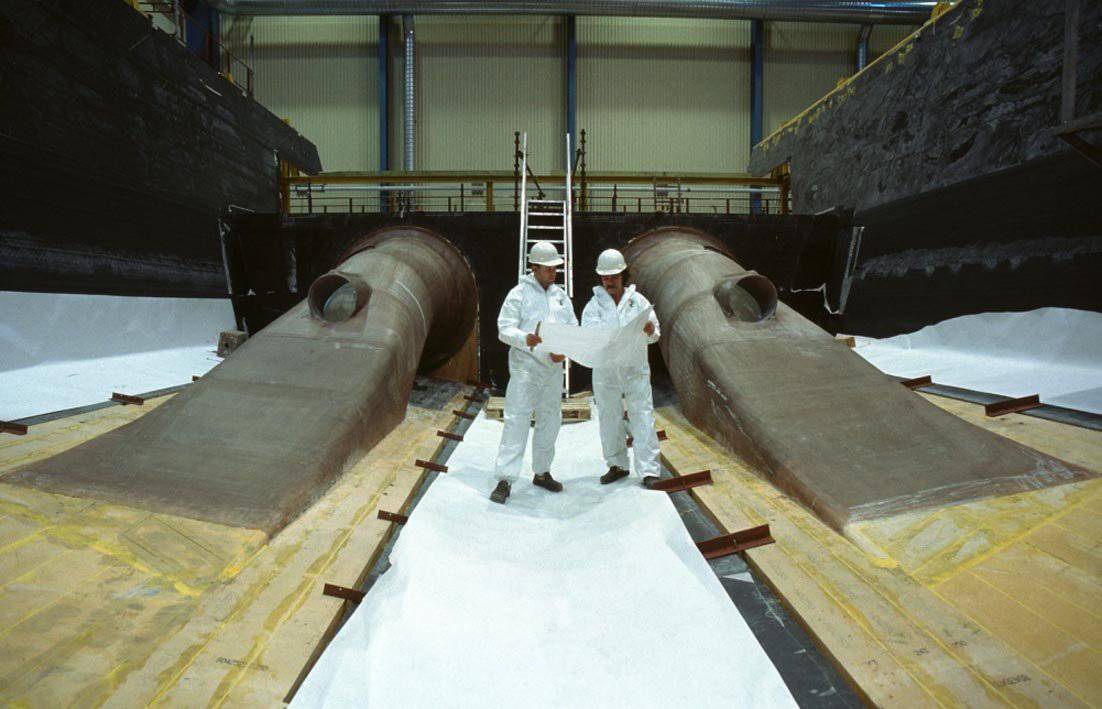 Kockums Shipyard in Karlskona Sweden build their submarine