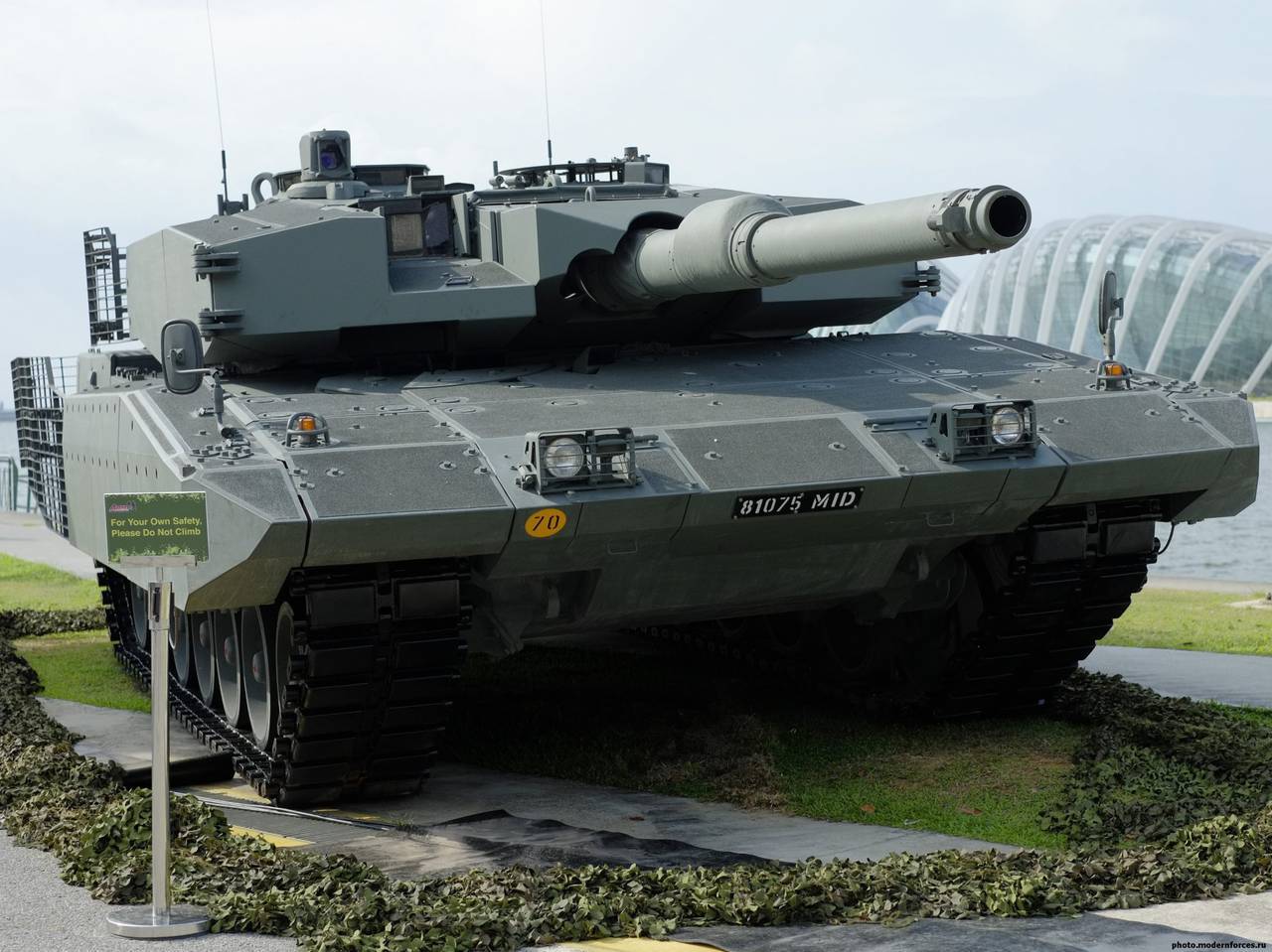The Bundeswehr was the first tank Leopard 2A7