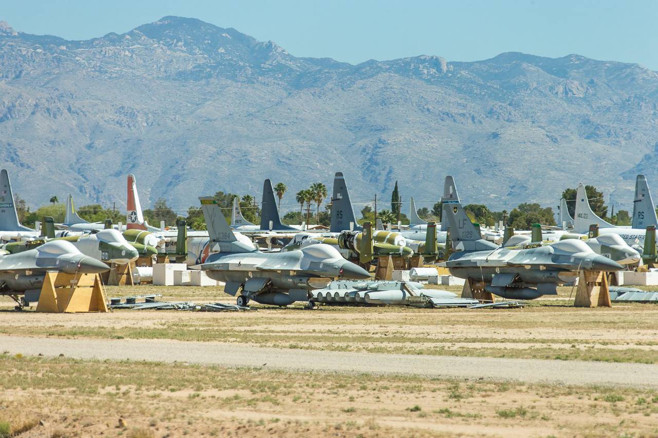 Base Davis-Monthan, p.1 aircraft storage area long-term storage and recovery