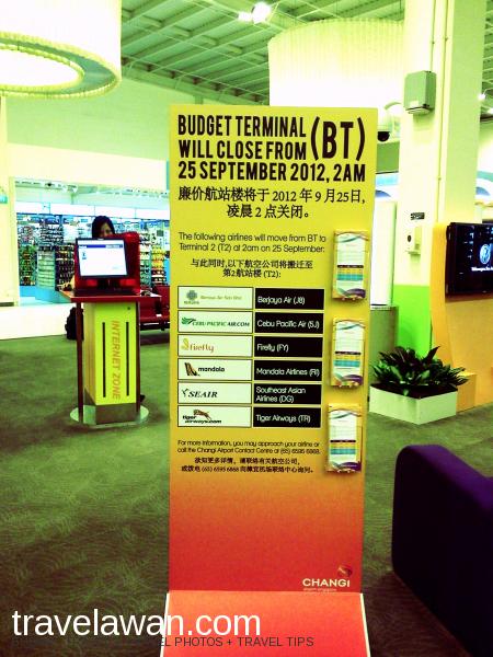 Budget Terminal Changi Airport Ditutup
