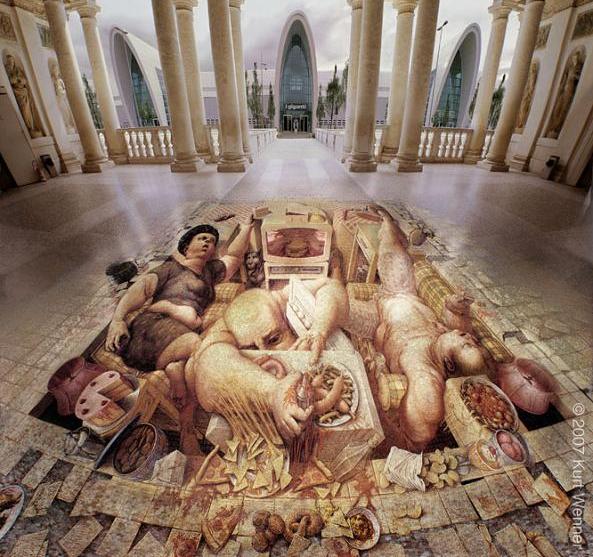 Kurt Wenner Master Anamorphic(Karya Seni Terbaru Gan)