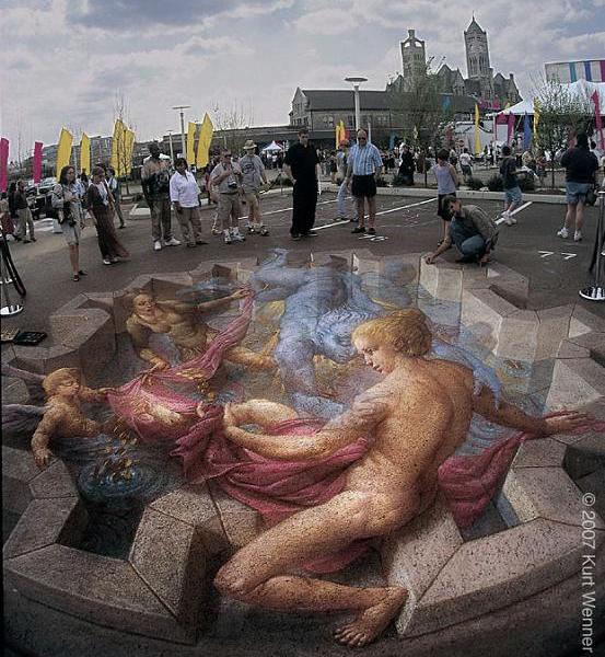 Kurt Wenner Master Anamorphic(Karya Seni Terbaru Gan)