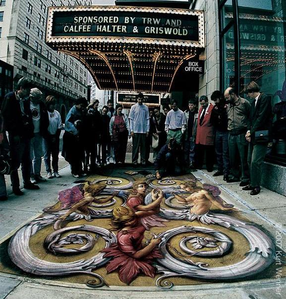 Kurt Wenner Master Anamorphic(Karya Seni Terbaru Gan)