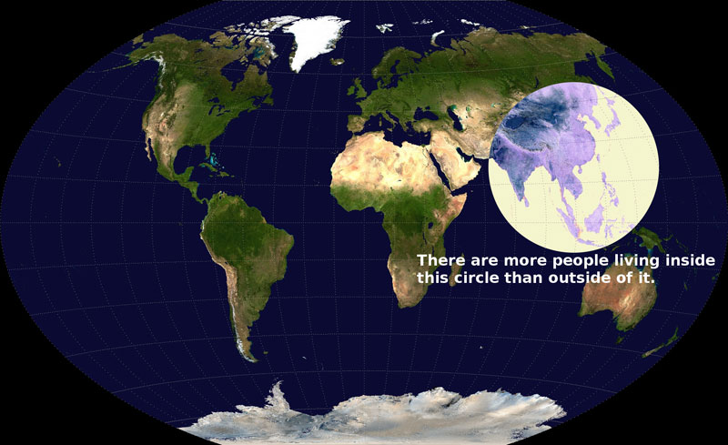 Peta Dunia Yang Menggambarkan Berbagai Fakta Unik