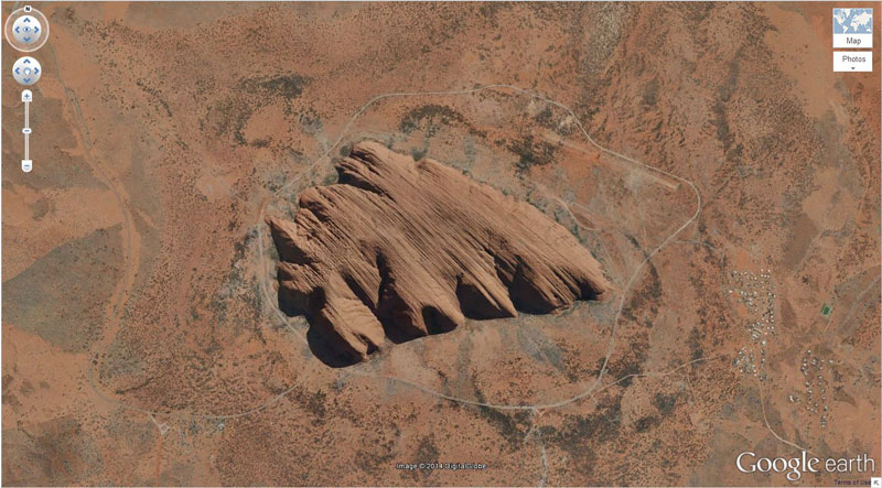 50 Gambar Unik Yang Bisa Di Lihat Dari Google Earth