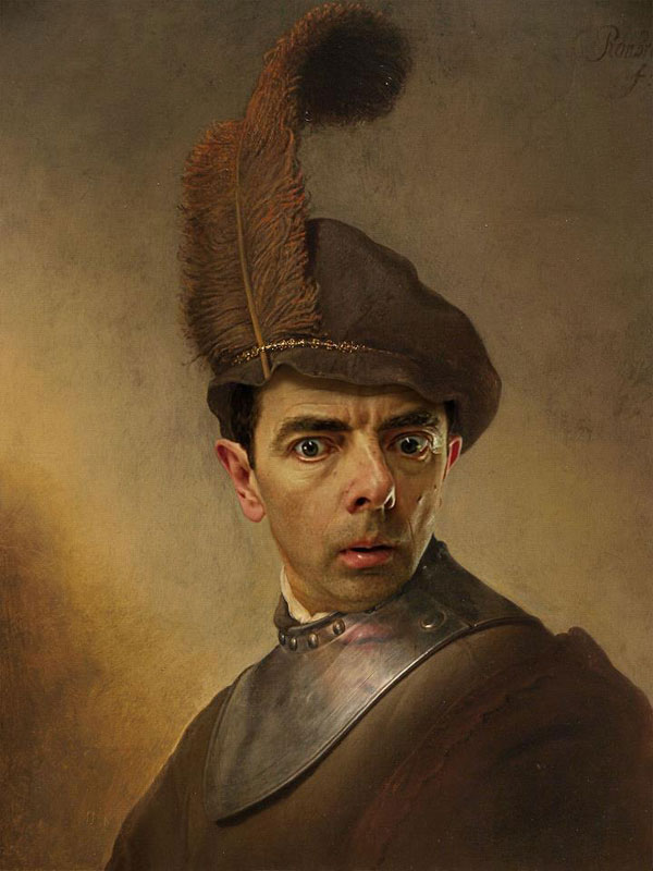 Mr. Bean Ada di Lukisan Terkenal