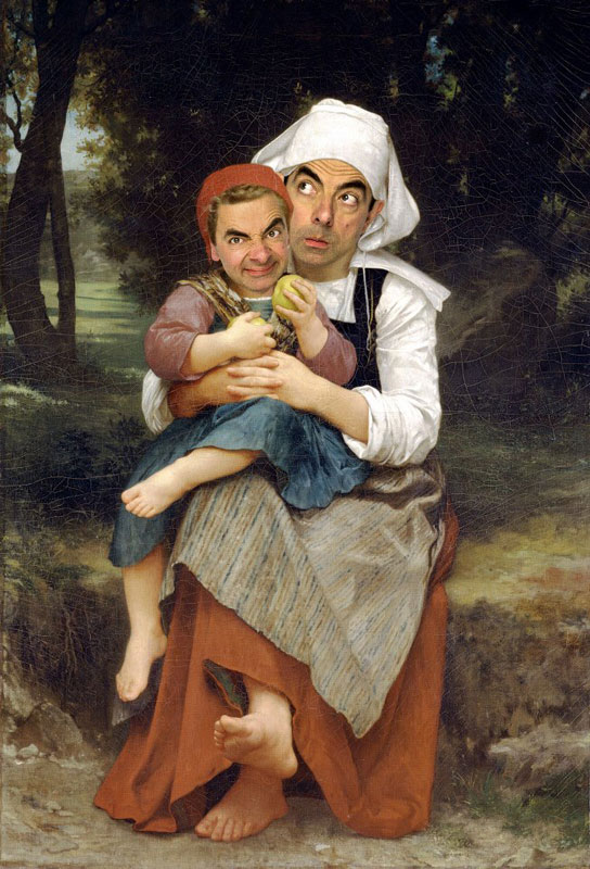 Mr. Bean Ada di Lukisan Terkenal