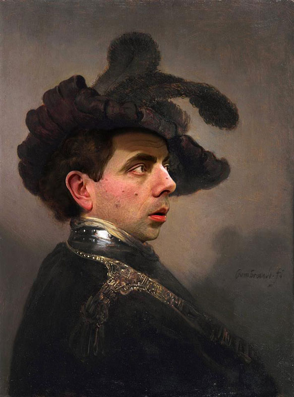 Mr. Bean Ada di Lukisan Terkenal