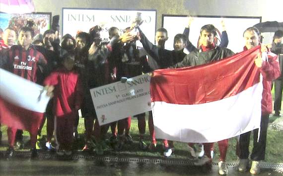 18 Remaja Indonesia bertanding di kandang AC MILAN.Siapakah yang mengantikan Maldini?