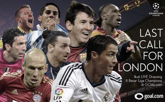 Hasil Undian Quarter Final Liga Champions